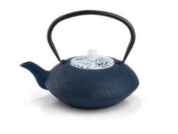 Bild von Teekanne Yantai blau 1,2 L Teekanne aus Gußeisen